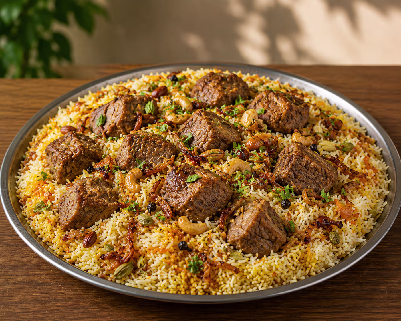 برياني باللحم البلدي